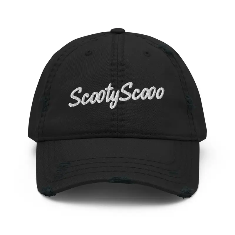 Scooty Scooo Distressed Dad Hat